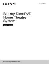 Sony BDV-L800 Le manuel du propriétaire