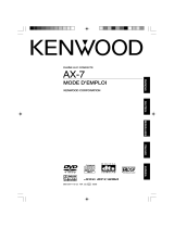Kenwood AX-7 Le manuel du propriétaire
