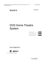 Sony DAV-F300 Le manuel du propriétaire