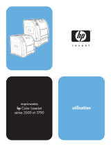 HP Color LaserJet 3500 Printer series Le manuel du propriétaire