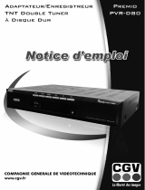 CGV PREMIO PVR-D80 Le manuel du propriétaire