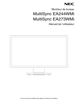 NEC MultiSync EA273WMi Le manuel du propriétaire