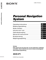 Sony NVX-P1 Le manuel du propriétaire