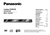 Panasonic DVDS24EG Le manuel du propriétaire