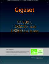 Gigaset DX800A all in one Le manuel du propriétaire
