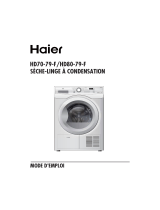 Haier HD8079F Le manuel du propriétaire