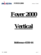 Invicta FOYER 2000 VERTICAL Le manuel du propriétaire