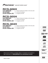 Pioneer DVR-640H-AV (RCS-606H Le manuel du propriétaire