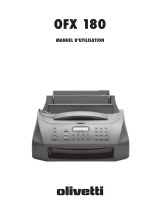 Olivetti OFX 180 Le manuel du propriétaire