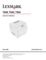 Lexmark T640 Le manuel du propriétaire