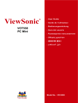 ViewSonic VOT550 Le manuel du propriétaire