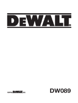 DeWalt DW089 Manuel utilisateur