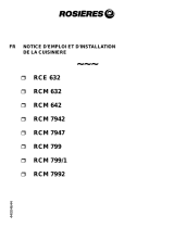 ROSIERES RCM 642 Le manuel du propriétaire