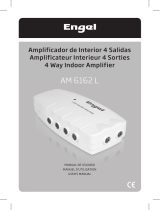 Engel Amplificador de interior 4 salidas UHF + VHF LTE-4G PROTECT Manuel utilisateur