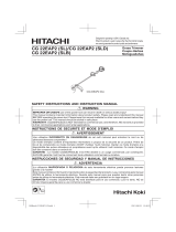 Hitachi CG 22EAP2 (SL) Safety Instructions And Instruction Manual