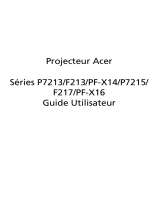 Acer P7215 Manuel utilisateur