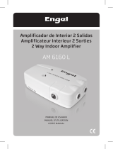 Engel Amplificador de interior 2 sal. UHF + VHF LTE-4G PROTECT Manuel utilisateur