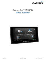 Garmin fleet™ 670V Manuel utilisateur