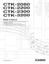Casio CTK-2080 Manuel utilisateur