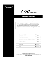 Roland F-50 Le manuel du propriétaire