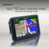 Garmin Nüvi 765 for Volvo Cars Manuel utilisateur