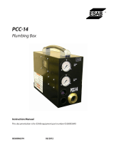 ESAB PCC-14 Plumbing Box Manuel utilisateur