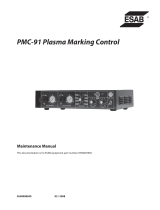 ESAB PMC-91 Plasma Marking Control Manuel utilisateur