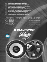 Blaupunkt VELOCITY VW 380 Le manuel du propriétaire
