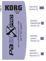 Korg Pa2X Pro Mode d'emploi