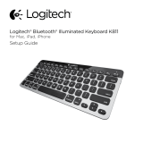 Logitech Bluetooth Illuminated Keyboard K810 Le manuel du propriétaire