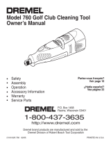 Dremel 760 Le manuel du propriétaire