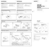 Sony XR-4800 Guide d'installation