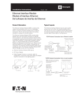 Cooper Lighting Ethernet Interface Module, EIM Guide d'installation