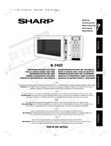 Sharp R-74STD Le manuel du propriétaire