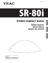 TEAC SR-80i Manuel utilisateur