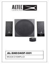 Altec AL-SND340F-001 Manuel utilisateur