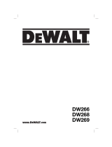 DeWalt DW268K Le manuel du propriétaire