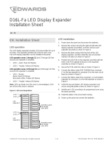 EDWARDS D16L-Fa LED Display Expander Guide d'installation