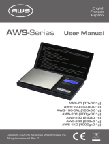 American Weigh AWS Serie Manuel utilisateur