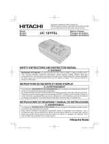 Hitachi UC 18YFSL Instruction And Safety Manual