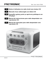 Metronic RADIO REVEIL CD Le manuel du propriétaire