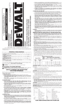 DeWalt DWE357 Le manuel du propriétaire