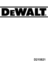 DeWalt D215821K Le manuel du propriétaire