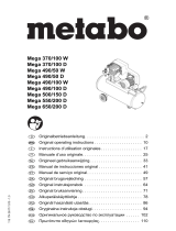 Metabo Mega 490/50 D 400/3/50 Manuel utilisateur