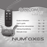 Num'axes CANICOM 250 LE Manuel utilisateur