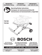 Bosch TS3100 Manuel utilisateur