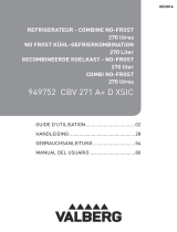 Valberg CBV 271 A+ D XSIC sil Le manuel du propriétaire