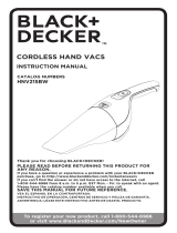 Black & Decker HNV215BW52 Manuel utilisateur