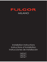 Fulgor Milano F6RT36S2 Guide d'installation