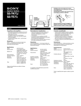 Sony SS-T471 Mode d'emploi